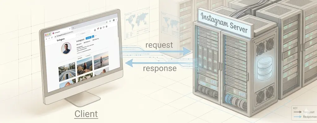 client-server image